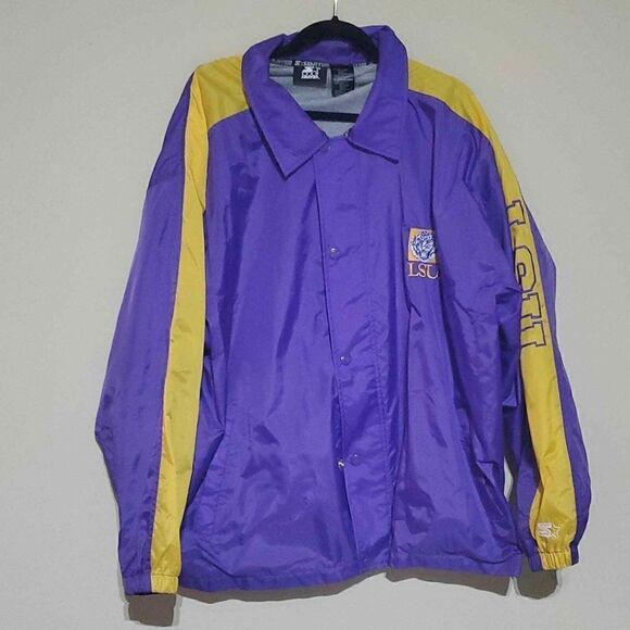 LSU Vintsge Starter Jacket - Size XXL - Picture 1 of 11